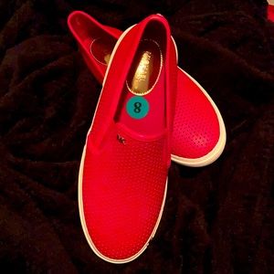 Beautiful red Michael kors ,new never used